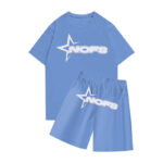 Nofs Short With T shirt Summer Set – Sky Blue