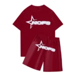 Nofs Summer T Shirt With Short - Maroon